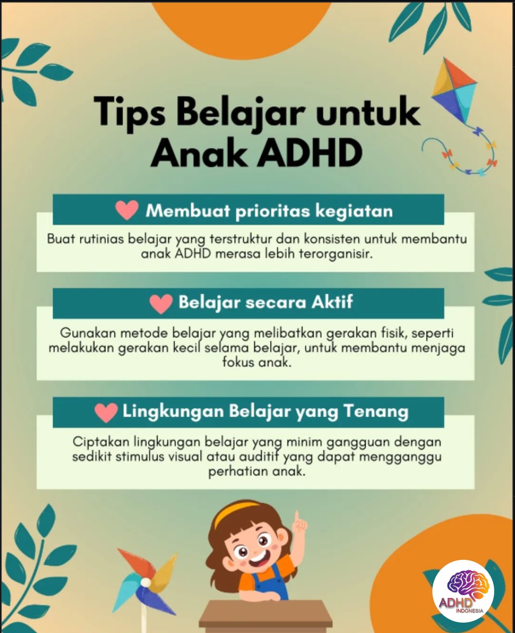 Strategi Belajar yang Cocok untuk Anak ADHD di Kabupaten Barito Timur